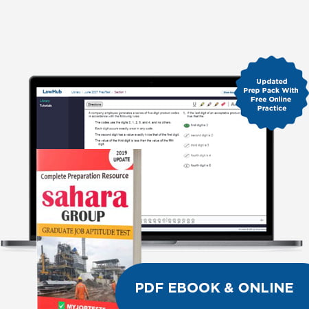 Sahara Group Job Aptitude Test Prep Past (Ebook + Online)