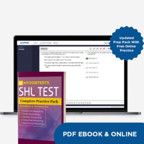 SHL Aptitude Test Complete Practice pack for 2022 (Ebook + Online)