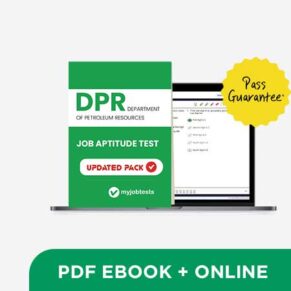 DPR Graduate Job Test Prep pack
