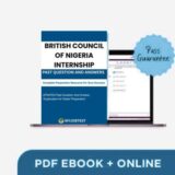 British Council of Nigeria Internship Past Questions and Answers