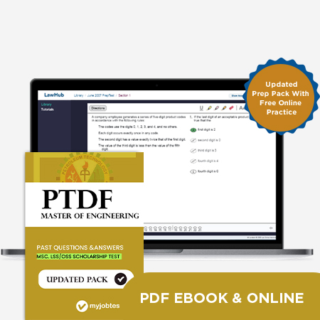 PTDF Scholarship Aptitude -Past Questions & Answers- Master of Engineering