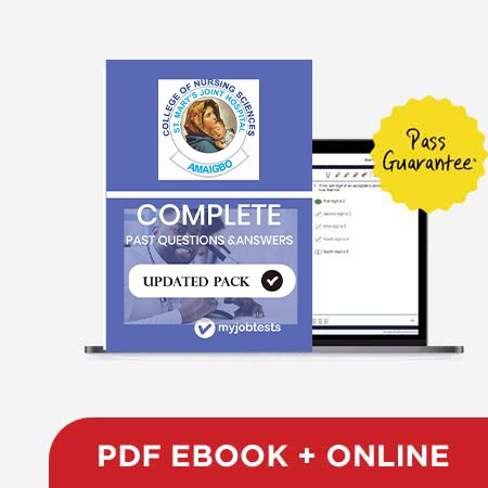 St Mary Joint School of Nursing Past Questions